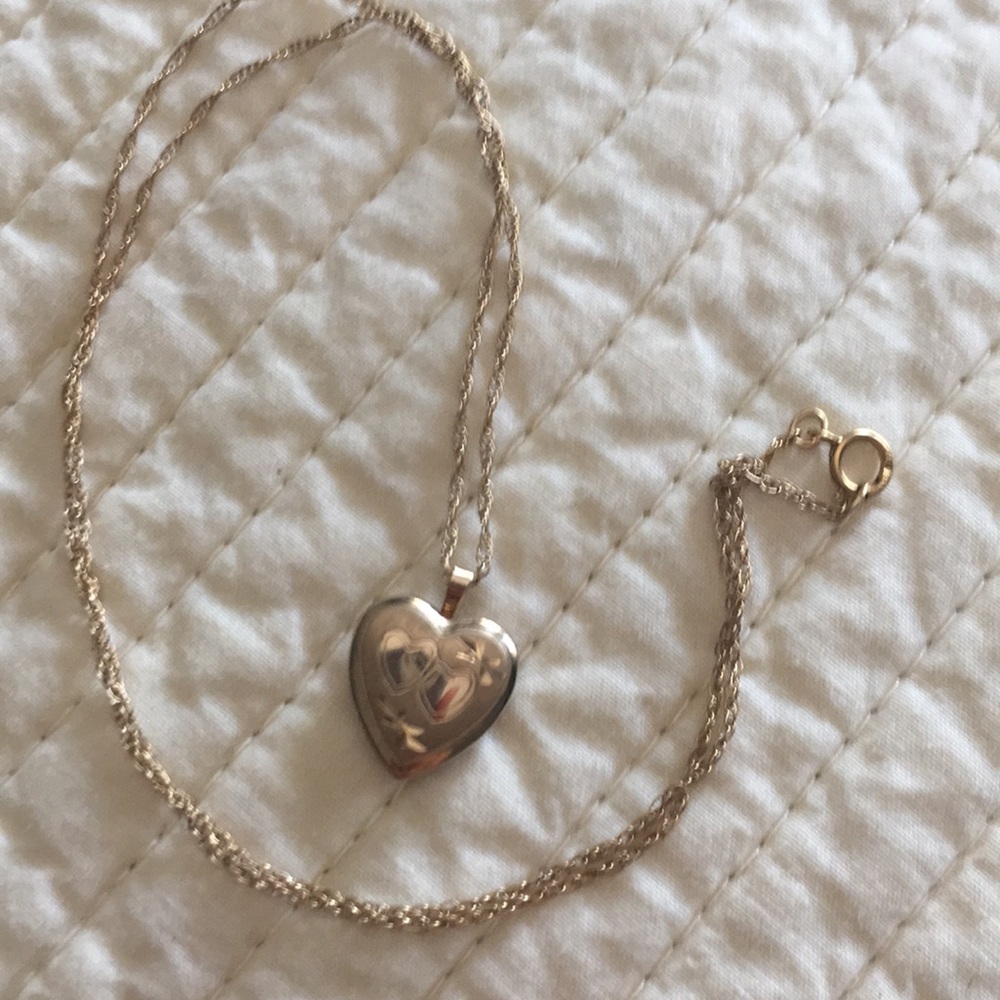 14k Gold Plated Heart Locket